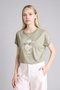 Women's T-Shirt H1396Ax/Gn931 Green - 2