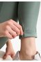 Women's Summer High Waist Corded Fabric Rib Knit Leggings Shaping / Sculpting Stretchy Sports Yoga Pilates Casual Basic Leggings - 3