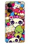 Vivo V60 Lite 5g Compatible Case Patterned Silicone Printed Cover Cute Creature
