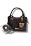 2019-26 Print Leather Women's Hand and Shoulder Strap with Mascot Bag