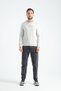 Stone Men's Three Thread Sweatshirt Regular Fit P Cotton U Crew Neck Casual Sports Basic - 7