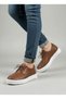 Jy-T12X Arts Lace-Up Leather Men's Casual Sports Classic Shoes Cbt - Tan - 3