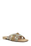 Etsina 6Fx Beige Women's Flat Shoes Slipper - 2