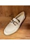 Silver Buckled Women's Ballet Flats Shoes - 5