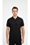 Men's Polo Neck Zippered Knitwear T-Shirt Textured Slim Fit - 2