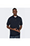 Men's Shirt Collar Striped T-Shirt - 22037080 - 4