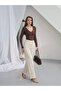 Women's V-Neck Polyamide Bodysuit - 8