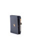 Women's Slim Small Size K Card Holder Gray Dona with Paper and Coin Function - 4