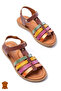 Genuine Leather Orthopedic Vaketa Multicolor Girl Sandals