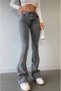 New Season Fume Women's High Waist Shape-Weaving Spanish Jeans - 3