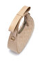 Bow Strap Detailed Mathilda Women's Crossbody Bag Mink - 2