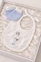 Male Newborn Blue Rabbit 5-Piece Hospital Discharge Set Bodysuit Set Baby Hospital Discharge Gift Hospital Discharge - 4