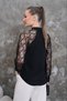 Women's Jessica Fabric Long Sleeve Lace Detailed Stylish Blouse - 3