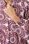 Women's Patterned Long Hijab Dress 2585 - B.Lila - 5