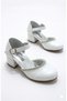 Girl's Evening Dress Heeled Shoes Stone Detailed Ankle Strap Wedding Engagement Graduation Shoes