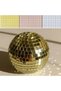 Square Gold Glass Mosaic Tiles Stickers Handcrafted Square Glass Tiles Self Adhesive Mirrored Decor Pa - 3