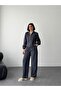 Zippered Jacket & Pleated Pants Set Rc9018 - 4