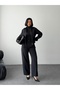 Zippered Jacket & Pleated Pants Set Rc9018 - 6