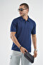Trend Biz Regular Line Patterned Polo Collar Men's T-Shirt - 2