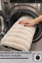 Puflora Beige Ultra Soft Modern Double Bath Mat Set with Non-Slip and Cotton Bases - 2