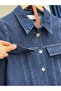 Adenya Pockets Covered Metal Button Stitched Denim Dress-Ml2606 Denim Color - 7