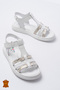 Genuine Leather Orthopedic Sole Velcro Girls' Sandals
