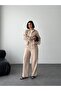 Zippered Jacket & Pleated Pants Set Rc9018