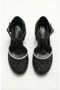 Girl's Evening Dress Heeled Shoes Stone Detailed Ankle Strap Wedding Engagement Graduation Shoes - 6