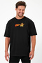 Unisex Oversized Embroidered Charmander Anime Character Design 100% Cotton Pack T-Shirt - 5