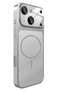 iPhone 15 Compatible Gray 17 Pro Appearance Ag Glass Camera Lens Magsafe Supported Phone Case