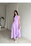 Double Set of Pocketed and Belt Summer Long Dresses - 3