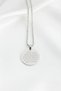 Ayetel Kürsü Written Stainless Steel Silver Color Women's Necklace - 45 cm - 6