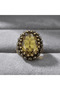 Bronze Jewelry Authentic Color Changing Zultanite Stone Oval Cut Embedded Model Vintage Women's Ring - 2