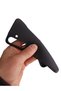 Samsung Galaxy S25 Fe Compatible Soft and Stretchy Silicone Case Black - 2
