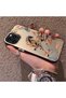 iPhone 12 Pro Max Compatible Hard Acrylic Back Silicone Edge Lens Protection Case Horse Patterned - 3