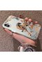 iPhone XS Max Compatible Hard Acrylic Back Silicone Edge Lens Protection Case Horse Patterned - 3