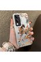 Vivo Y04 Compatible Hard Acrylic Back Silicone Edge Lens Protection Case Horse Patterned - 2