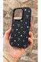 iPhone 15 Pro Compatible Mini Bow Patterned Silicone Shock-Absorbing Classic Protected Rubber Case - 4