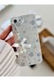 iPhone 7 - 8 - Se 2020 - Se 2022 Compatible Charm Pearl Ribbon Design E Stretchy Silicone Case with Toy - 3