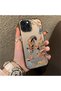 حافظة حماية للعدسات من السيليكون الصلب أكريليك درجة متوافقة مع هاتف iPhone 14 Pro Max Horse منقوش - 2