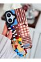 iPhone 17 Compatible Plated Charm Hippi Design Stretchy Silicone Case with Toy - 4