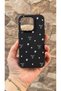 iPhone 15 Pro Compatible Mini Bow Patterned Silicone Shock-Absorbing Classic Protected Rubber Case - 2