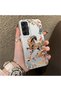 Samsung Galaxy A25 Compatible Hard Acrylic Back Silicone Edge Lens Protection Case Horse Patterned - 2