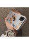 Samsung Galaxy A03/A04E/A04 Compatible Hard Acrylic Back Silicone Edge Lens Protection Case Horse Patterned - 4