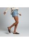 Brown Leather Patent Leather Scarf Detailed Two t Buckled Women's Pointed Toe Sabo Slippers - 3