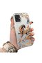 Samsung Galaxy A07 4g Compatible Hard Acrylic Back Silicone Edge Lens Protection Case Horse Patterned