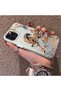 iPhone 14 Pro Max Compatible Hard Acrylic Back Silicone Edge Lens Protection Case Horse Patterned - 3