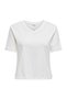 Jdyrex S/S V Neck Top Jrs Dia White Women's T-Shirt 15352294