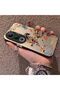 Vivo V50 Lite 4G/5G Compatible Hard Acrylic Back Silicone Edge Lens Protection Case Horse Patterned - 3