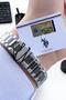 U.S.Polo Assn Steel Case and Cord 2-Year Warranty 3 Atm Water-Resistant Men's Wristwatch E.Pa1148-02 - 4